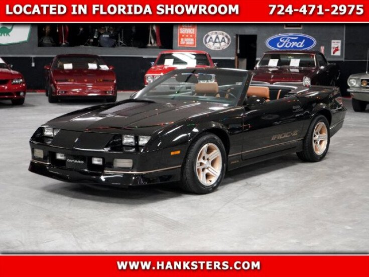 Thumbnail Photo undefined for 1989 Chevrolet Camaro IROC-Z Convertible
